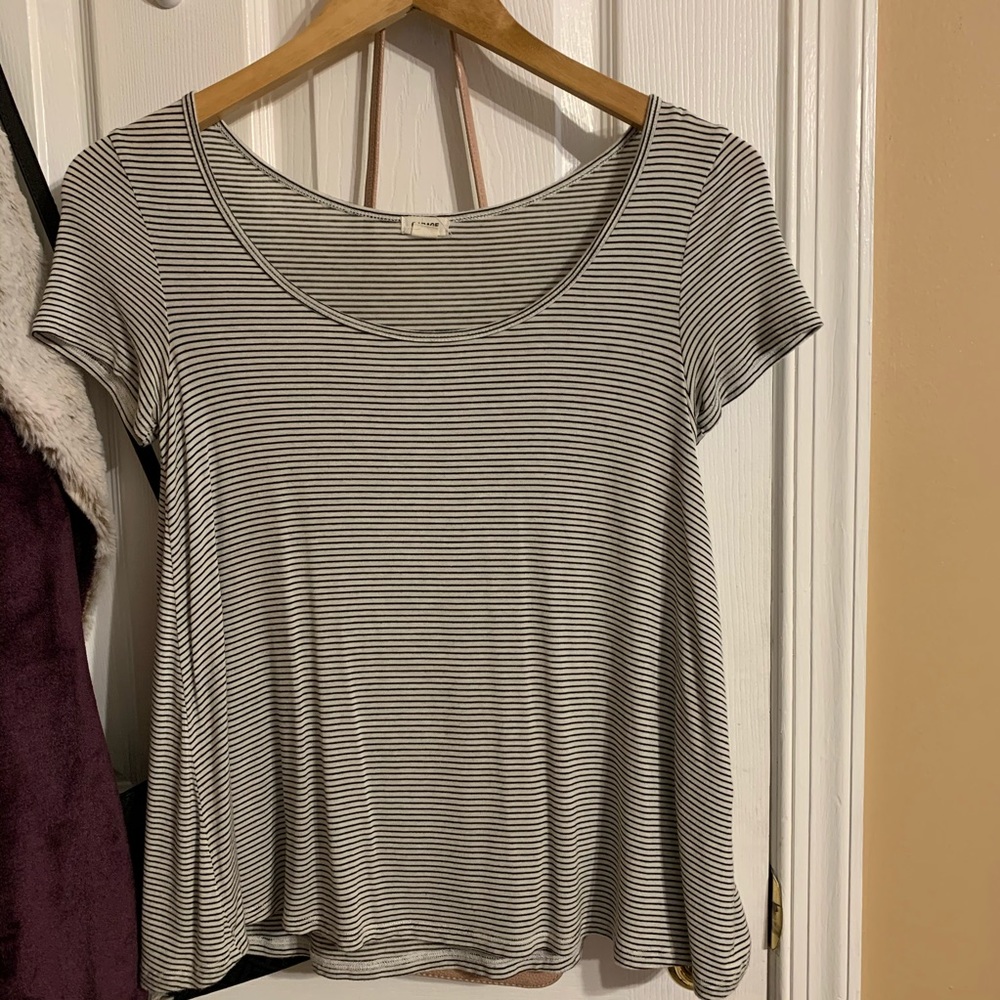 Striped Garage tee